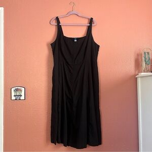 Old Navy Black Midi Dress